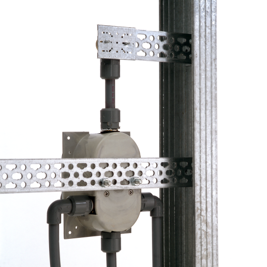 Unterputzarmaturen in der Leichtbauwand.