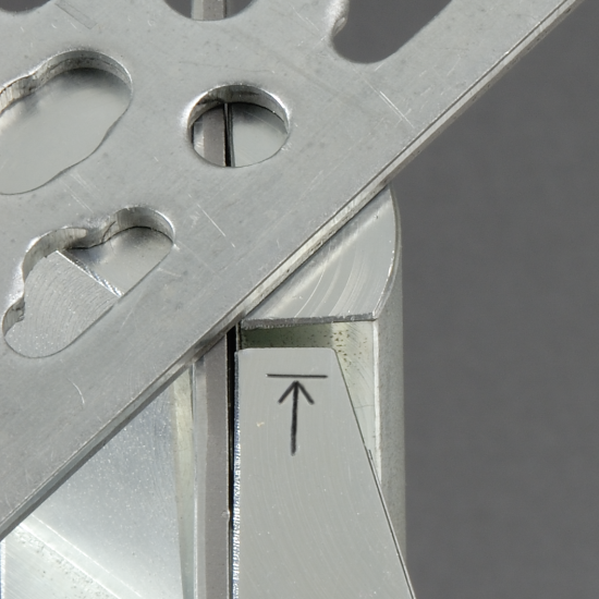 .. to help locate the exact point to bend.