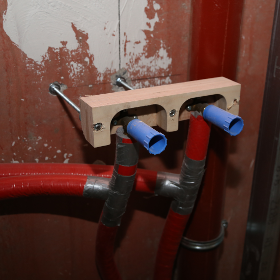 ... using threaded rods or ...