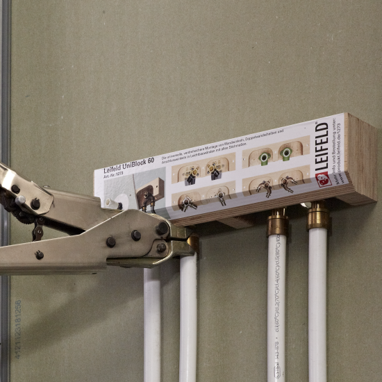 ... even after the LEIFELD UniBlock is mounted!