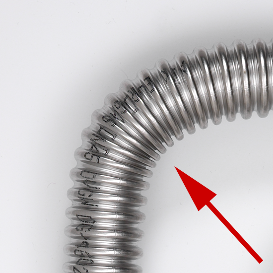 9. As long as any curves in the pipe have a radius greater than 2 x pipe O.D. the CSST pipe can be bent from 0° to 180° in all directions.