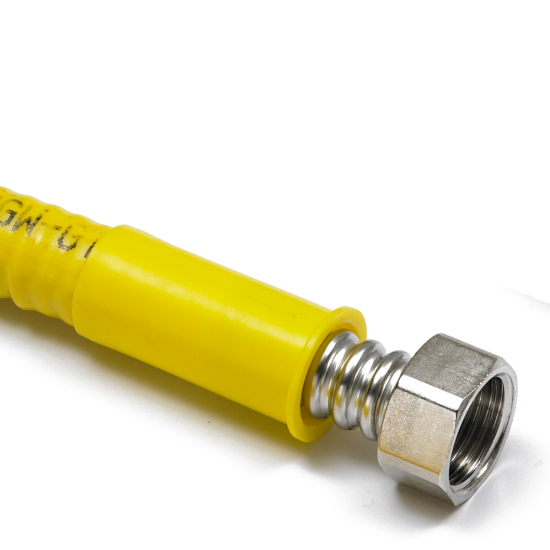 Slide the sleeve and the nut over the pipe and create the flange.